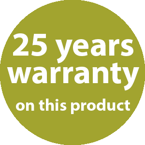 25yr warranty